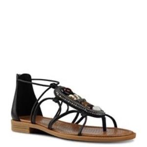 New Nine West Grinning Embellished Strappy Sandal